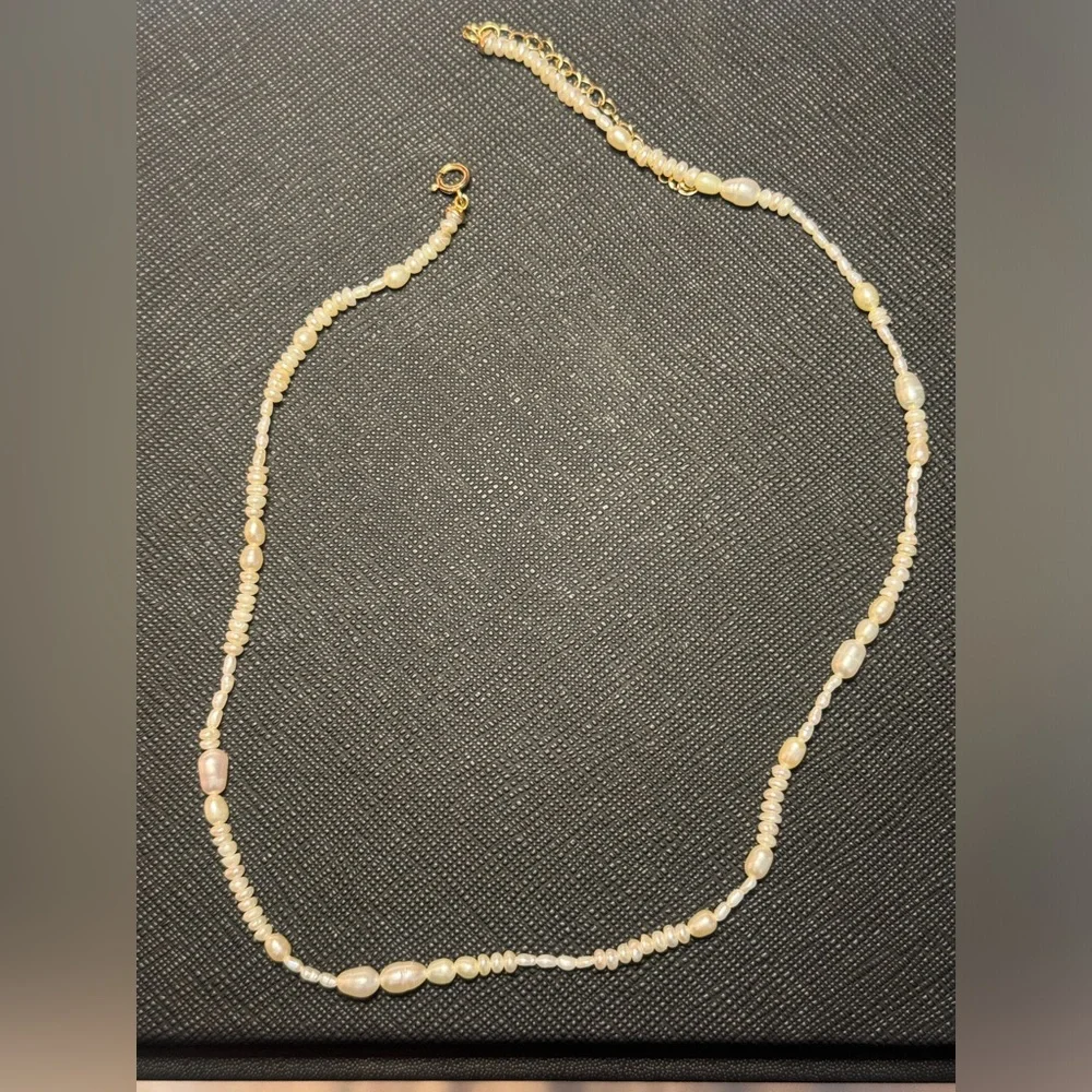 WWAKE pearl collage necklace - Picture 6 of 8
